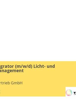 Systemintegrator (m/w/d) Licht- und Gebäudemanagement - Ismaning