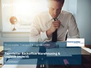 Teamleiter Backoffice Warehousing & Logistik (m/w/d) - Türkheim