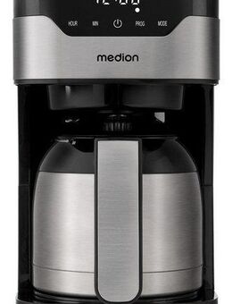 Medion® Filterkaffeemaschine MD 18458, 1,2l Kaffeekanne, Papierfilter 1x4, Wasserstandsanzeige, Tropfstopp