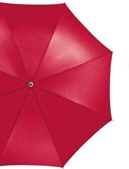 EuroSCHIRM® Stockregenschirm Kompliment, rot, mit bedienungsfreundlichem, tastenlosen Schieber