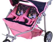 Knorrtoys® Puppen-Zwillingsbuggy Duo - Magic Unicorn