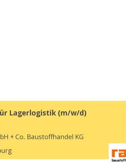 Fachkraft für Lagerlogistik (m/w/d) - Oranienburg