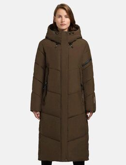 khujo Steppmantel Sonje6 Gesteppter, extralanger Damen Wintermantel