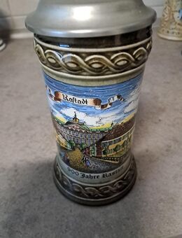 Bierkrug mit Zinndeckel - Meitingen
