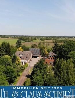 Hofstelle mit umfangreichen Nutzflächen, 3 Wohneinheiten und rd. 7 ha Grundstück - Rastede