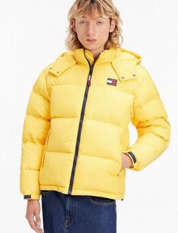 Tommy Jeans Steppjacke TJM ALASKA PUFFER mit Markenlabel