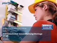 Elektrotechniker Instandhaltung/Montage (m/w) - Gießen