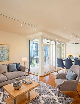 Barrierefreie Etagenwohnung im Loft-Stil mit Balkon, Aufzug und Tiefgaragenstellplatz - Frankfurt (Main)