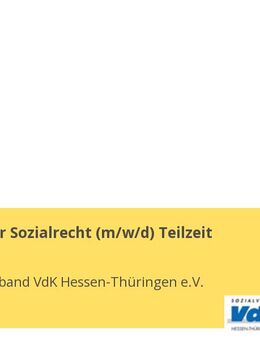 Fachberater Sozialrecht (m/w/d) Teilzeit - Fulda