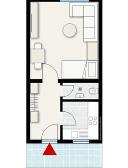 Schöne 1- Zimmer Wohnung - Güglingen