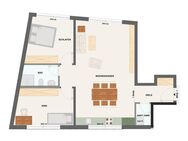 Moderne sehr helle 3-Zi-Souterrain-Wohnung in Eschborn, Aufzug, Stellplatz, Keller, barrierefrei - Eschborn