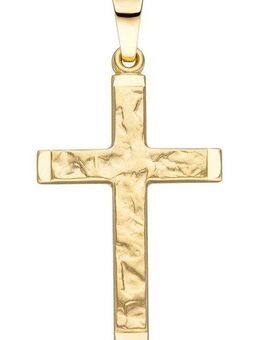 JOBO Kreuzanhänger Anhänger Kreuz, 585 Gold