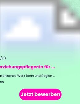 Heilerziehungspfleger:in (m/w/d) für Ambulant Betreutes Wohnen - Bonn