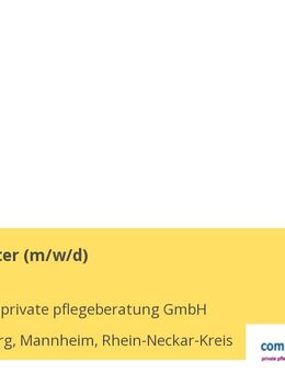 Pflegeberater (m/w/d) - Heidelberg