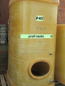 P40 Polyestertank 3.000 L GFK-Tank ehem. Weintank Wassertank Molketank Futtertank Rapsoeltank Melassetank Regenwassertank - Nordhorn