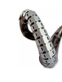 Auspuffprotektor - Hitzeschild - Exhaust-protector shield - Krümmerschutz 2-takt - Eschershausen