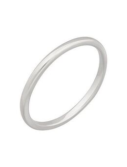 CAÏ Fingerring 925 Sterling Silber rhodiniert Basic Stacking