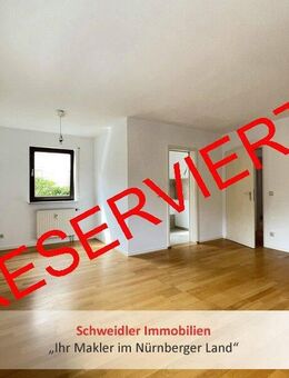 Perfekt fürs Alter: 2-Zimmer-EG-Wohnung mit Stellplatz am Wöhrder See in Nürnberg - Nürnberg