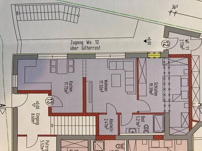 Barrierefreie Erdgeschosswohnung (13) und Pkw-Stellplatz