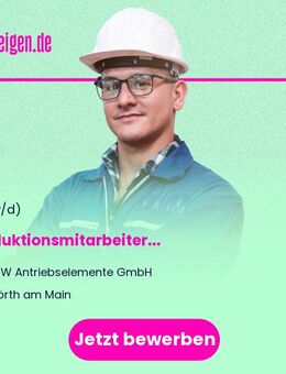 Produktionsmitarbeiter (m/w/d) - Wörth (Main)