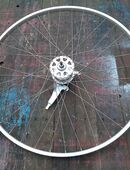 Vorderrad Felge mit Trommel Bremse in 63654