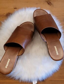 Pantolette von Graceland, Gr. 38, Braun, gebraucht, Sommerschuh - Essen
