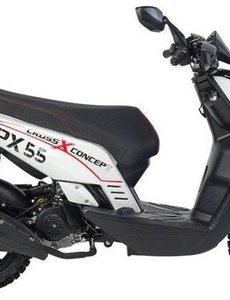 GT UNION Motorroller PX55 Cross Conzept 25, 49,6 ccm, 25 km/h, Euro 5, Luftgekühlter Motor