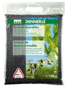Dennerle Kristall-Quarzkies 1-2 mm (10 kg) - schiefergrau