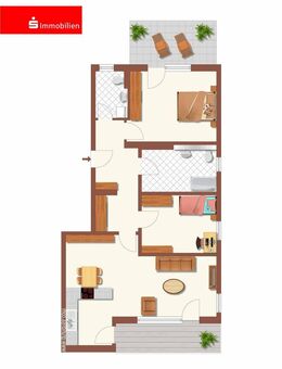 Neuwertige 3-Zimmer-Wohnung in zentrumsnaher Lage - Suhl