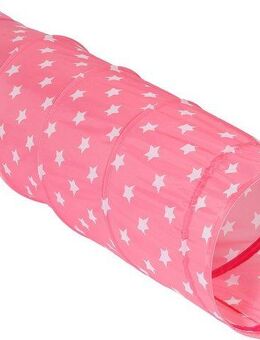 Knorrtoys® Spieltunnel Pink White Stars