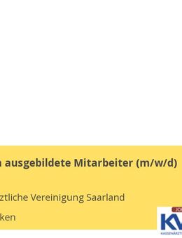Medizinisch ausgebildete Mitarbeiter (m/w/d) - Saarbrücken