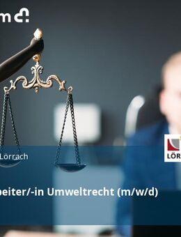 Sachbearbeiter/-in Umweltrecht (m/w/d) - Lörrach