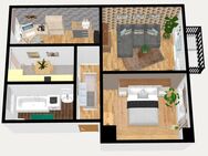 Tolle 3 Raum- Wohnung mit Tageslichtbad, großem Balkon und Stellplatz in Zschaitz - Zschaitz-Ottewig