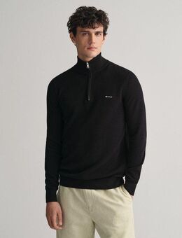Gant Troyer COTTON PIQUE HALF ZIP mit Piqué-Struktur