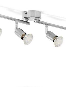 B.K.Licht LED Deckenspots, Leuchtmittel wechselbar, Warmweiß, LED Deckenleuchte, Strahler schwenkbar, Inkl. 4 x 3W Leuchtmittel GU10