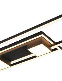 TRIO Leuchten LED Deckenleuchte ALBANY LED Deckenlampe 37W 4300 Lumen warmweiß bis kaltweiß 2700-6500K, Dimmfunktion, LED fest integriert, warmweiß - kaltweiß, Fernbedienung, Lichtfarbe einstellbar, Memory, Nachtlicht, dimmbar