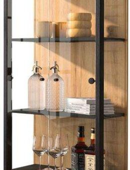 fif möbel Vitrine OPTIMA Standvitrine, Vitrinenschrank, Glasvitrine, Sammlervitrine