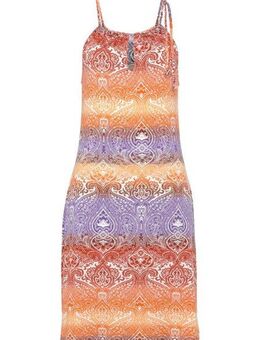 LASCANA Jerseykleid mit Alloverdruck, kurzes Strandkleid im Batik-Stil, Sommerkleid