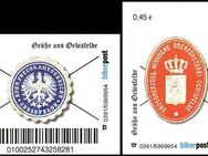 Biberpost: "Grüße aus Oebisfelde: Siegelmarken", Satz (0,45 EUR), 1. Auflage, postfrisch - Brandenburg (Havel)
