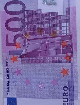 wertschein, 500 euro, aus 2002 , sammler, 500€ schein, geldschein - Erfurt