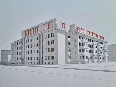 Miteigentumsanteile für Aufstockung 4. Obergeschoss inkl. vorhandener ETW und 7 Stellplätze