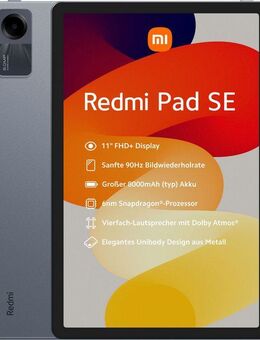 Xiaomi Redmi Pad SE 4+128Gb Tablet (11", 128 GB, Android)