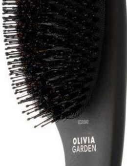 OLIVIA GARDEN Haarbürste EXPERT CARE CURVE Boar&Nylon Bristles Matt Black