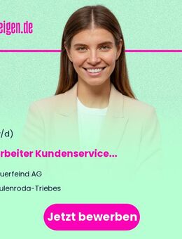 Mitarbeiter (m/w/d) Kundenservice - Zeulenroda-Triebes