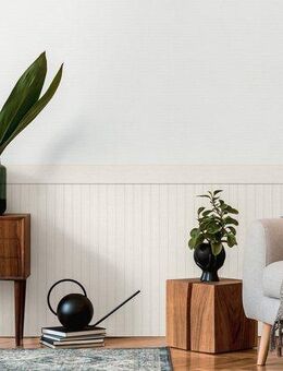 living walls Vliestapete Wallpanel Tapete Wandpaneele Mustertapete Holzpaneele Natur, strukturiert, matt, (1 St), Vliestapete Holz-Optik für Schlafzimmer Küche Wohnzimmer Wandpaneele