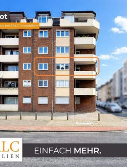 Modern-Funktional-Gemütlich: Kernsanierte Zwei-Zimmer-Wohnung mit Balkon und Aufzug am Sternbuschweg - Duisburg