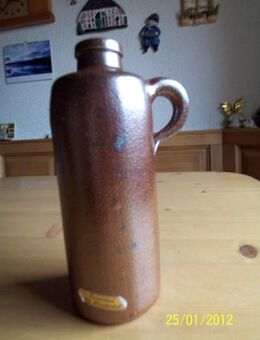 Flasche braun, Steingut - Regensburg