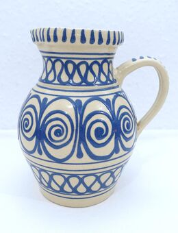 Wasserkrug | Kanne | Vase, Keramik, handgefertigt, retro, DDR - Dresden