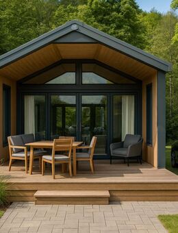 Mini-Architektur-Haus (Satteldach) im Grünen an der Enz - Höfen (Enz)