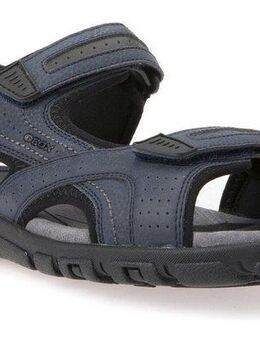 Geox UOMO SANDAL STRADA Sandale, Sommerschuh, Klettschuh, Outdoorsandale, im Trekking-Look
